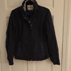 Dubarry Blue Jacket with Striped Collar
